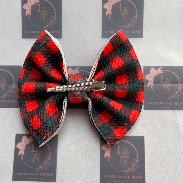 Red & Black Bow
