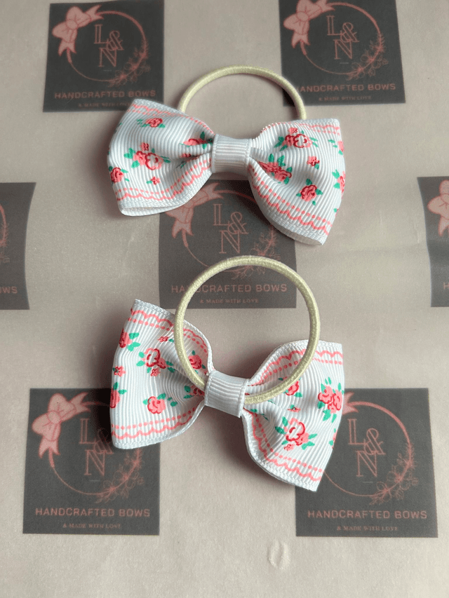 White & Pink Flower Bobbles